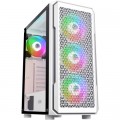 2E Корпус 2E Gaming Hexagon G338W, без БЖ, 2xUSB 3.0, 1xUSB Type-C, 1x120mm, 3x120mm ARGB, TG Side Panel, AT (2E-G338W)