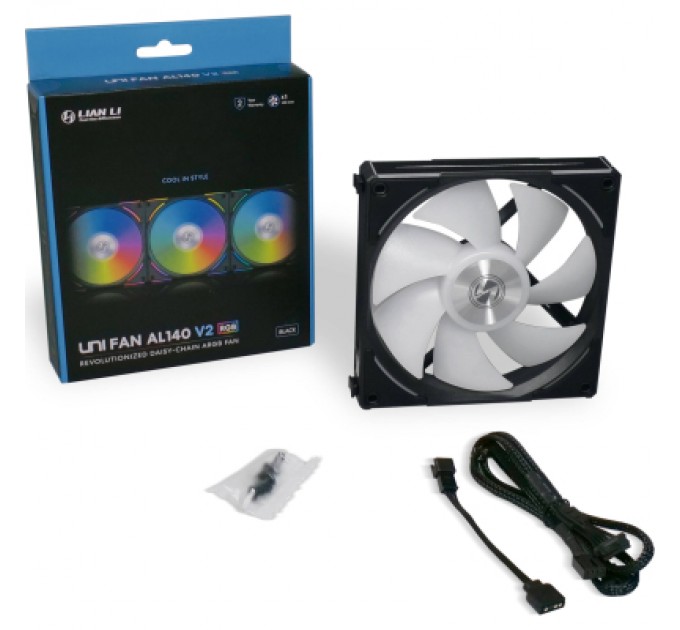 Lian Li Кулер до корпусу Lian Li AL140V2 Black Cooler (G99.14ALV21B.00)