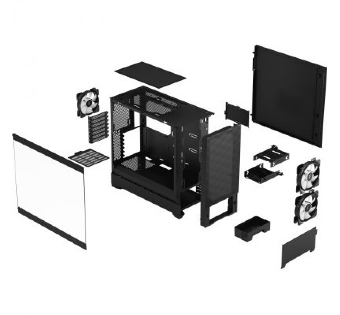 Fractal Design Корпус Fractal Design Pop Mini Air RGB Black TG (FD-C-POR1M-06)