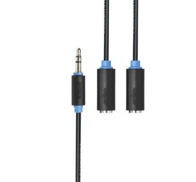 Prolink Кабель мультимедійний Jack 3.5mm to 2xJack 3.5 M Prolink (PB107-0030)