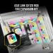 Corsair Кулер до корпусу Corsair iCUE Link QX120 RGB PWM White (CO-9051005-WW)