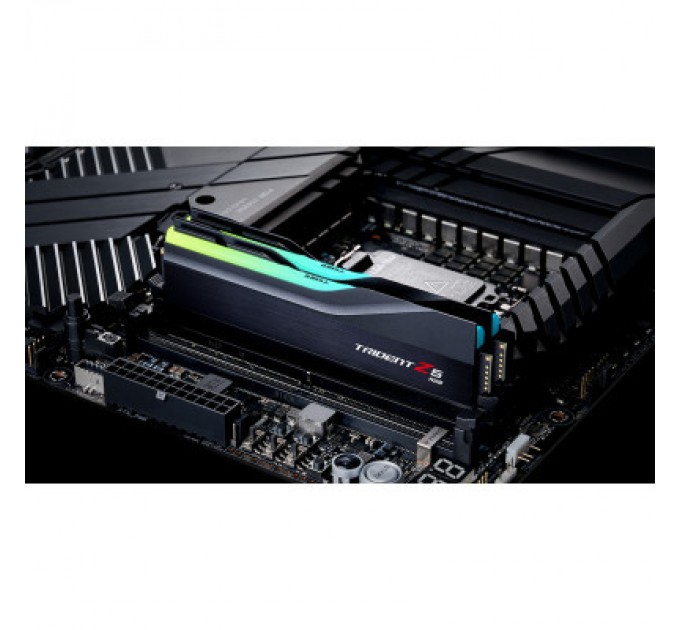 G.Skill Модуль пам'яті для комп'ютера DDR5 32GB (2x16GB) 6000 MHz Trident Z5 RGB Black G.Skill (F5-6000J3040F16GX2-TZ5RK)