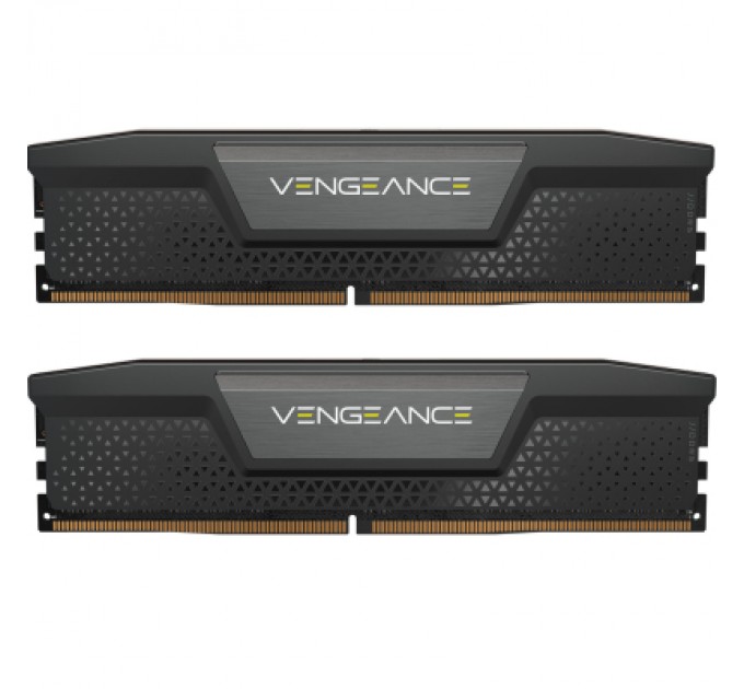 Corsair Модуль пам'яті для комп'ютера DDR5 64GB (2x32GB) 5600 MHz Vengeance Black Corsair (CMK64GX5M2B5600C40)
