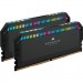 Corsair Модуль пам'яті для комп'ютера DDR5 64GB (2x32GB) 6800 MHz Dominator Platinum RGB Black Corsair (CMT64GX5M2B6800C40)