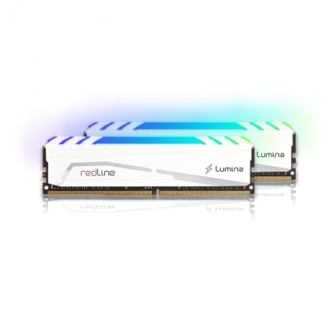 Mushkin Модуль пам'яті для комп'ютера DDR5 32GB (2x16GB) 6800 MHz Redline RGB White Mushkin (MLB5C680CKKP16GX2)
