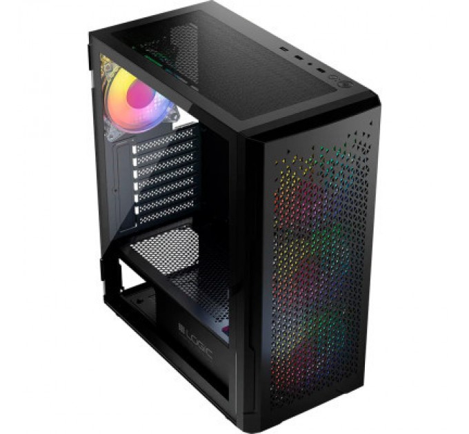 Logic concept Корпус Logic concept ARAMIS MESH+GLASS ARGB fans 4x120mm BLACK (AT-ARAMIS-10-0000000-0002)