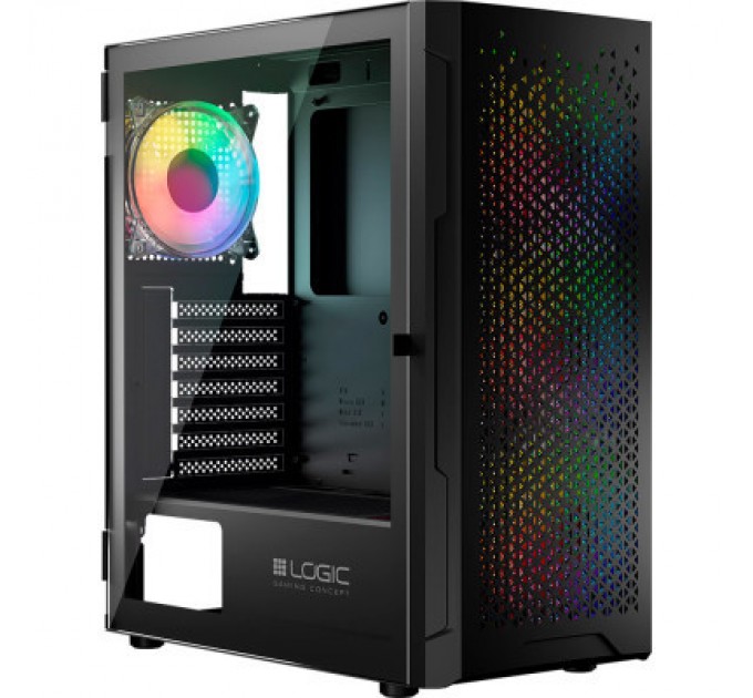 Logic concept Корпус Logic concept ARAMIS MESH+GLASS ARGB fans 4x120mm BLACK (AT-ARAMIS-10-0000000-0002)
