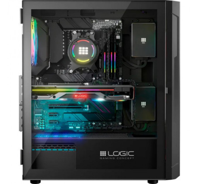 Logic concept Корпус Logic concept ARAMIS MESH+GLASS ARGB fans 4x120mm BLACK (AT-ARAMIS-10-0000000-0002)