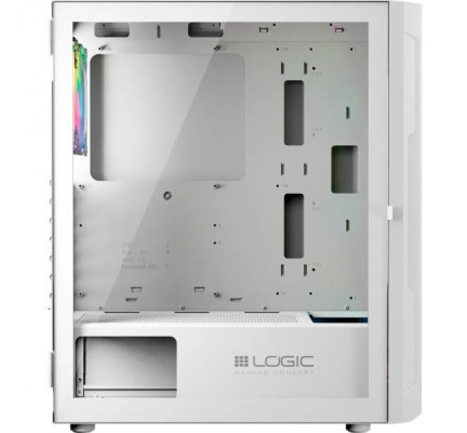 Logic concept Корпус Logic concept ARAMIS MESH+GLASS ARGB fans 4x120mm WHITE (AT-ARAMIS-20-0000000-0002)