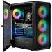 Logic concept Корпус Logic concept PORTOS MESH+GLASS ARGB fans 4x120mm BLACK (AT-PORTOS-10-0000000-0002)