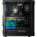 Logic concept Корпус Logic concept PORTOS MESH+GLASS ARGB fans 4x120mm BLACK (AT-PORTOS-10-0000000-0002)