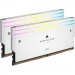 Corsair Модуль пам'яті для комп'ютера DDR5 32GB (2x16GB) 6000 MHz Dominator Titanium RGB White Corsair (CMP32GX5M2B6000C30W)