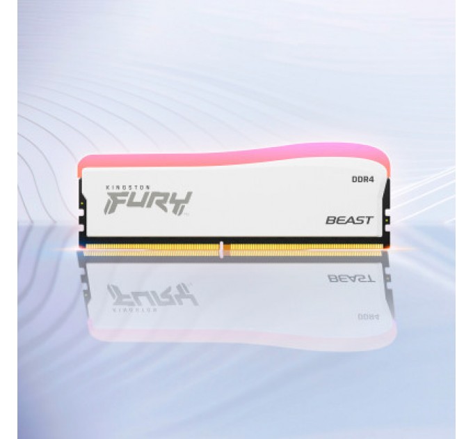 Kingston Fury (ex.HyperX) Модуль пам'яті для комп'ютера DDR4 32GB (2x16GB) 3600 MHz Beast White RGB SE Kingston Fury (ex.HyperX) (KF436C18BWAK2/32)