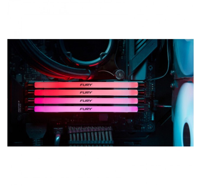 Kingston Fury (ex.HyperX) Модуль пам'яті для комп'ютера DDR5 48GB 6400 MHz Renegade RGB XMP Kingston Fury (ex.HyperX) (KF564C32RSA-48)