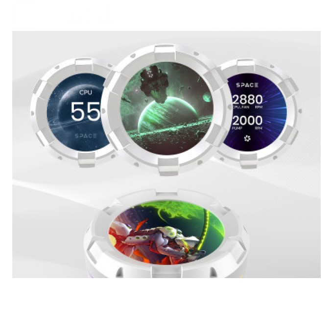 ID-Cooling Система рідинного охолодження ID-Cooling SL240 WHITE