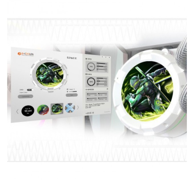 ID-Cooling Система рідинного охолодження ID-Cooling SL360 WHITE