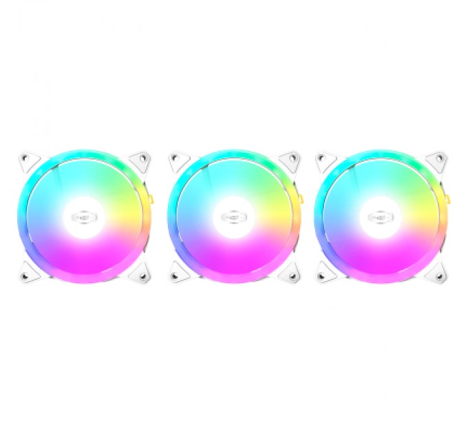 PcCooler Кулер до корпусу PcCooler F3 T120 ARGB 3 in 1 White