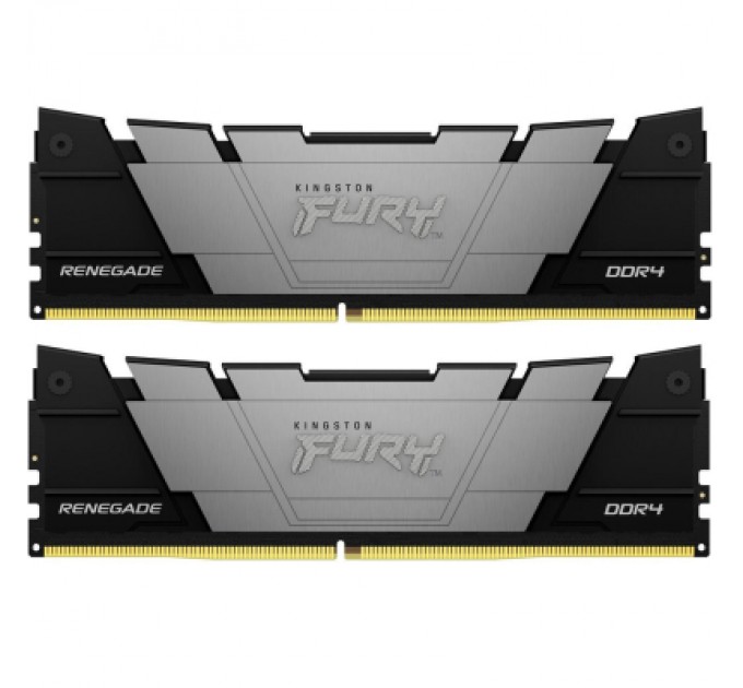 Kingston Fury (ex.HyperX) Модуль пам'яті для комп'ютера DDR4 16GB (2x8GB) 4000 MHz Fury Renegade Black Kingston Fury (ex.HyperX) (KF440C19RB2K2/16)