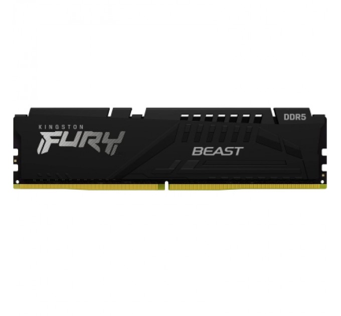 Kingston Fury (ex.HyperX) Модуль пам'яті для комп'ютера DDR5 32GB 5200 MHz Fury Beast Black Kingston Fury (ex.HyperX) (KF552C40BB-32)