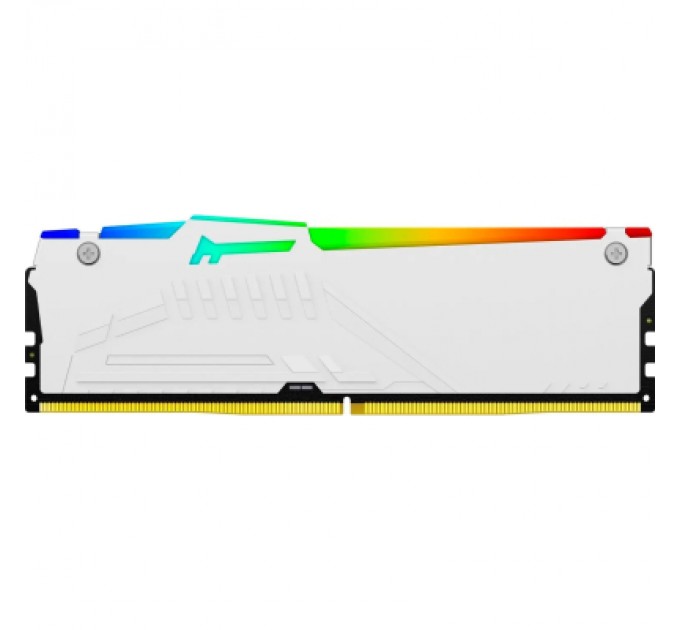 Модуль пам'яті для комп'ютера DDR5 128GB (4x32GB) 5600 MHz FURY Beast RGB White Kingston Fury (ex.HyperX) (KF556C40BWAK4-128)