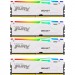 Модуль пам'яті для комп'ютера DDR5 128GB (4x32GB) 5600 MHz FURY Beast RGB White Kingston Fury (ex.HyperX) (KF556C40BWAK4-128)