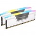 Corsair Модуль пам'яті для комп'ютера DDR5 32GB (2x16GB) 6400 MHz Vengeance RGB White Corsair (CMH32GX5M2B6400C36W)