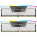 Corsair Модуль пам'яті для комп'ютера DDR5 32GB (2x16GB) 6400 MHz Vengeance RGB White Corsair (CMH32GX5M2B6400C36W)