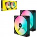 Corsair Кулер до корпусу Corsair iCUE Link QX140 RGB PWM PC Fans Starter Kit with iCUE LINK System Hub (CO-9051004-WW)