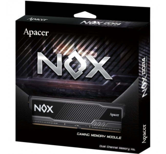 Apacer Модуль пам'яті для комп'ютера DDR4 16GB (2x8GB) 2666 MHz NOX Apacer (AH4U16G26C08YMBAA-2)