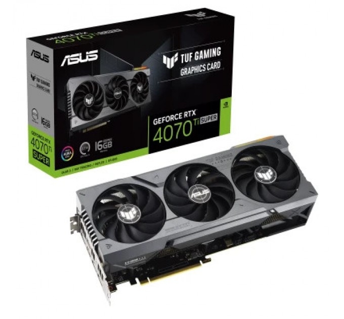 ASUS Відеокарта ASUS GeForce RTX4070Ti SUPER 16Gb TUF GAMING (TUF-RTX4070TIS-16G-GAMING)