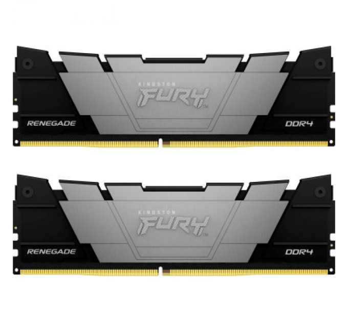 Kingston Fury (ex.HyperX) Модуль пам'яті для комп'ютера DDR4 64GB (2x32GB) 3600 MHz Renegade Black Kingston Fury (ex.HyperX) (KF436C18RB2K2/64)