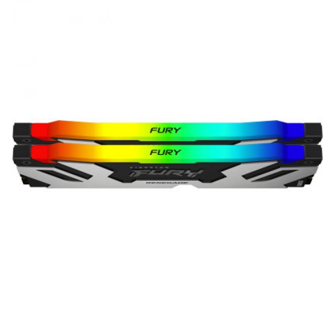 Kingston Fury (ex.HyperX) Модуль пам'яті для комп'ютера DDR5 64GB (2x32GB) 6000 MHz Renegade RGB XMP Kingston Fury (ex.HyperX) (KF560C32RSAK2-64)