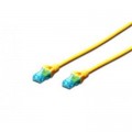 Digitus Патч-корд 2м, UTP, cat.5e, AWG 26/7, CCA, PVC, yellow Digitus (DK-1512-020/Y)