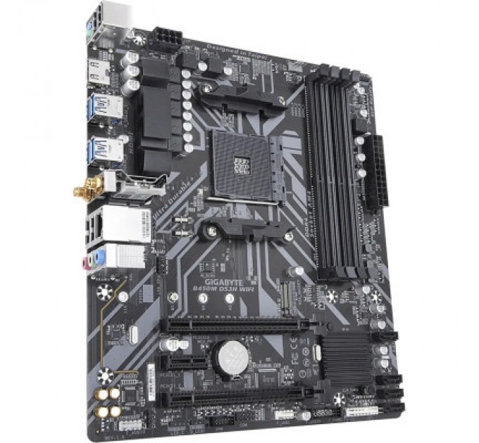 GIGABYTE Материнська плата GIGABYTE B450M DS3H WIFI