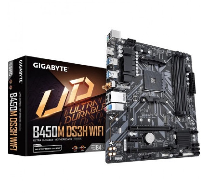 GIGABYTE Материнська плата GIGABYTE B450M DS3H WIFI