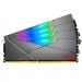 ADATA Модуль пам'яті для комп'ютера DDR4 64GB (4x16GB) 3600 MHz XPG Spectrix D50 RGB Tungsten ADATA (AX4U360016G18I-QCTG50)