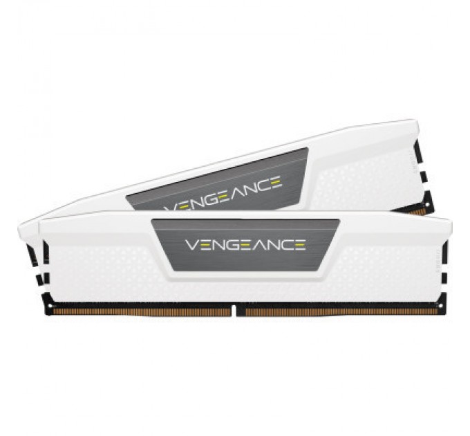 Corsair Модуль пам'яті для комп'ютера DDR5 64GB (2x32GB) 6000 MHz Vengeance White Corsair (CMK64GX5M2B6000C40W)