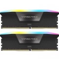 Corsair Модуль пам'яті для комп'ютера DDR5 32GB (2x16GB) 5600 MHz Vengeance RGB Black Corsair (CMH32GX5M2B5600Z40)