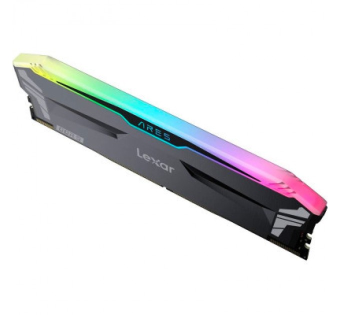 Lexar Модуль пам'яті для комп'ютера DDR5 32GB (2x16GB) 6800 MHz Ares RGB Black Lexar (LD5U16G68C34LA-RGD)