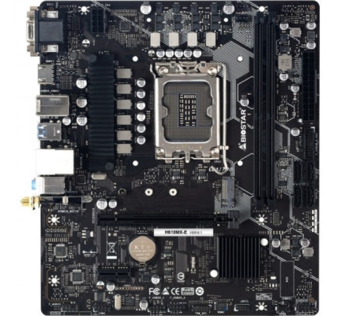 Biostar Материнська плата Biostar H610MX-E