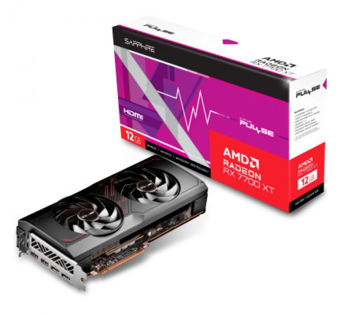 Sapphire Відеокарта Sapphire Radeon RX 7700 XT 12GB PULSE (11335-04-20G)