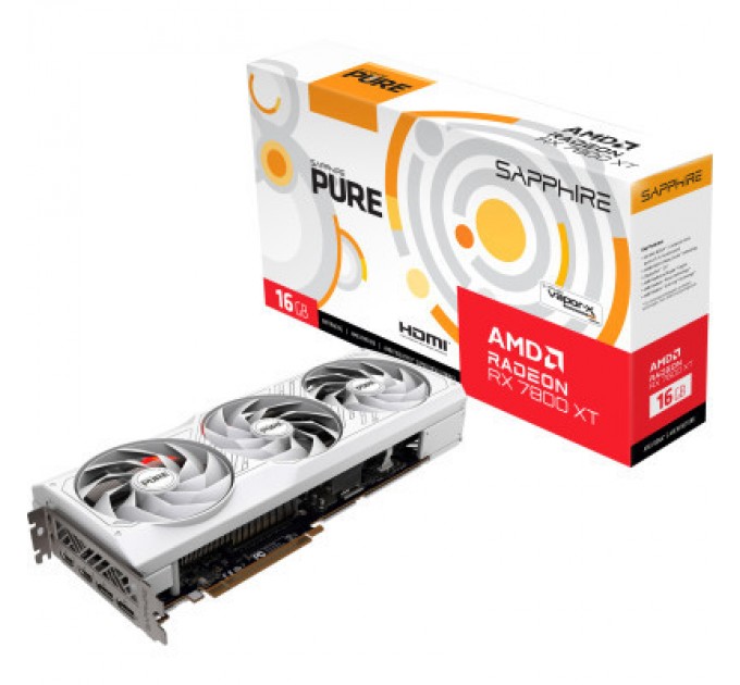 Sapphire Відеокарта Sapphire Radeon RX 7800 XT 16GB PURE (11330-03-20G)