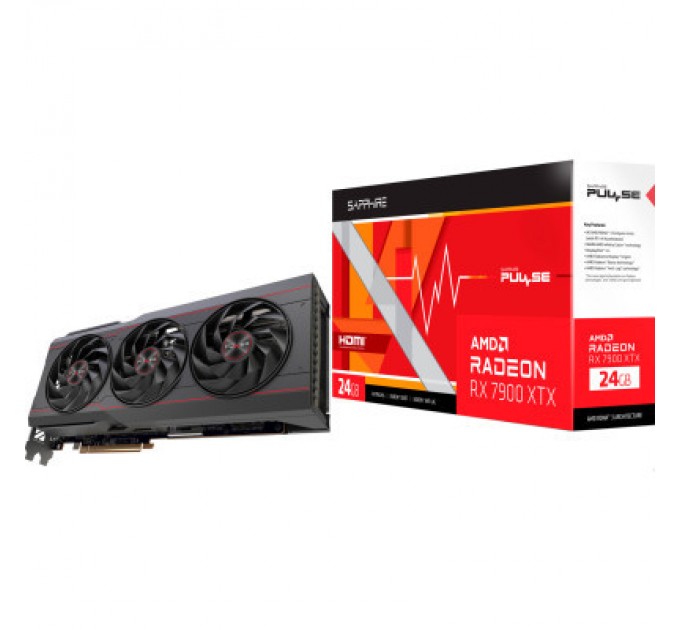 Sapphire Відеокарта Sapphire Radeon RX 7900 XTX 24GB PULSE (11322-02-20G)