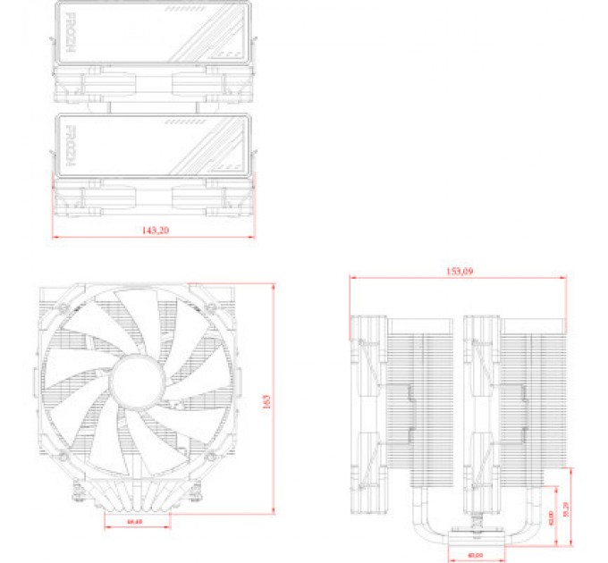ID-Cooling Кулер до процесора ID-Cooling FROZN A720 Black