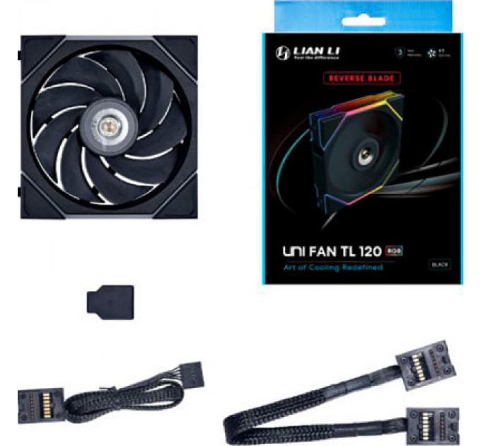 Lian Li Кулер до корпусу Lian Li Reverse TL 120-1, Black Cooler (G99.12RTL1B.00)