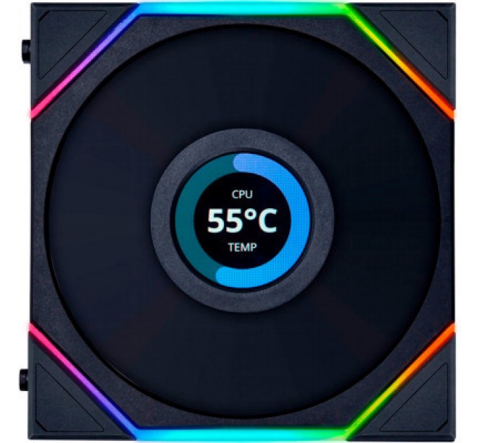 Lian Li Кулер до корпусу Lian Li Reverse TL LCD 120-1, Black Cooler (G99.12RTLLCD1B.00)