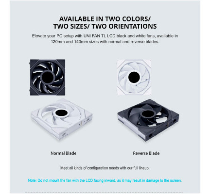 Lian Li Кулер до корпусу Lian Li TLLCD 120-3, White Cooler (G99.12TLLCD3W.00)