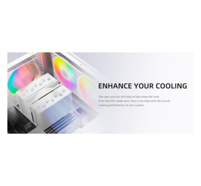 ID-Cooling Кулер до корпусу ID-Cooling XF-120-ARGB-W