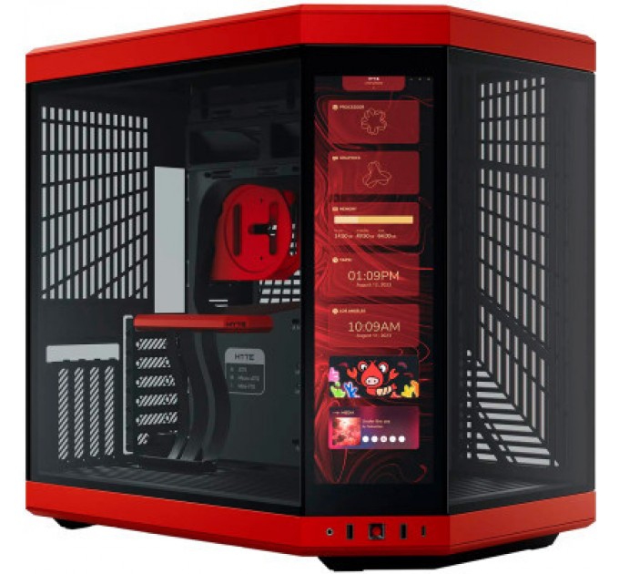 Hyte Корпус Hyte Y70 TOUCH Black-Red (CS-HYTE-Y70-BR-L)