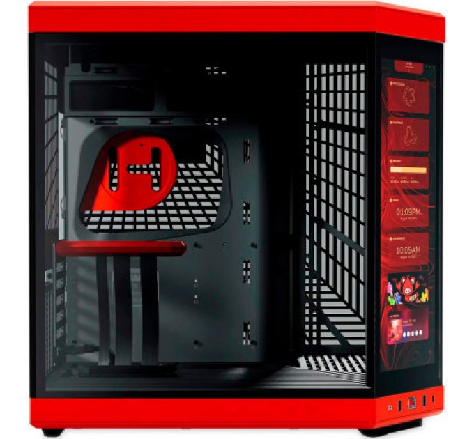 Hyte Корпус Hyte Y70 TOUCH Black-Red (CS-HYTE-Y70-BR-L)